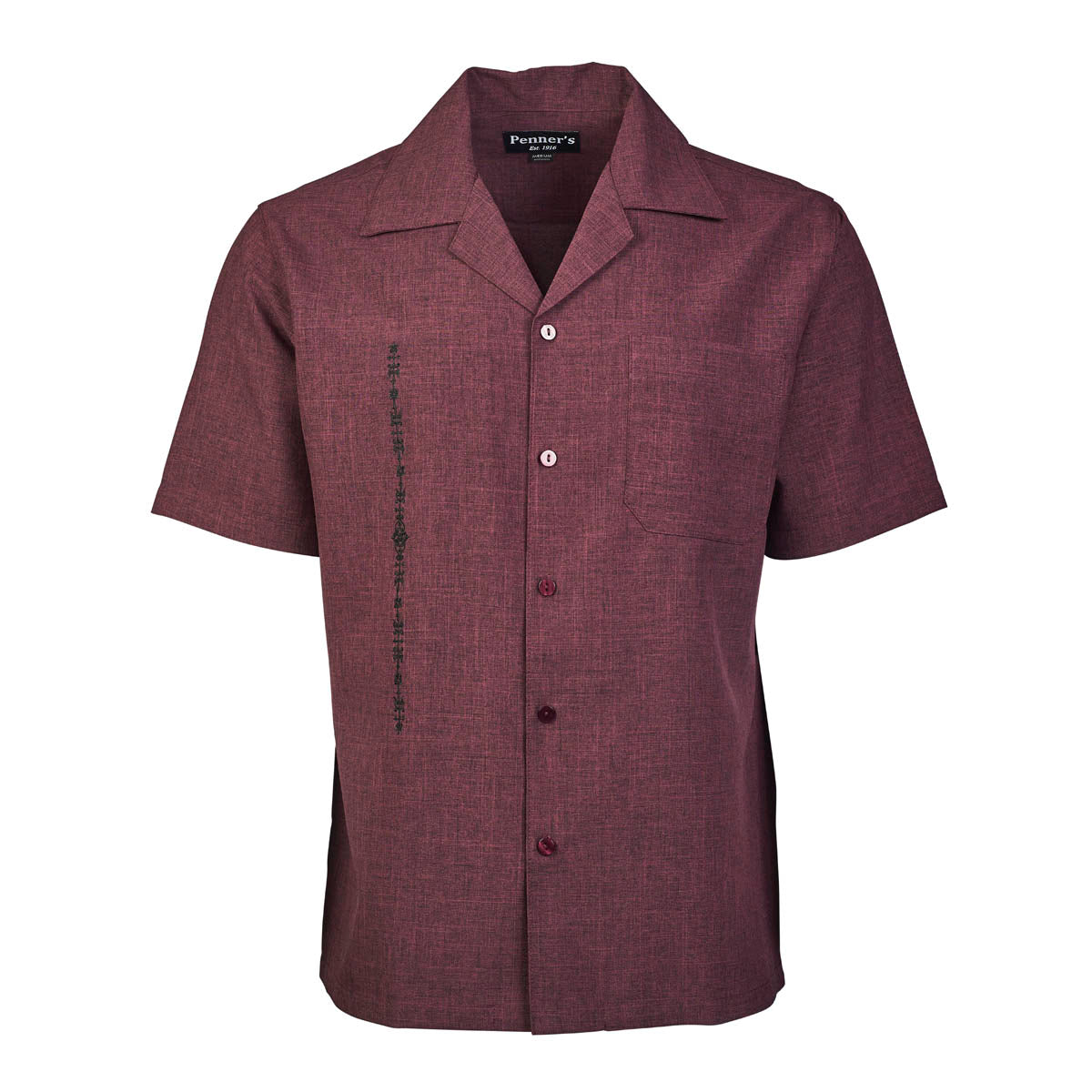 El Clasico shirt is custom made for Penner's! This retro shirt is square bottom and is perfect to dress up with some Stacy's and a nice fedora or casual with shorts and sandals. Made with lightweight poly so you can wash it and wear it. You'll love these shirts!