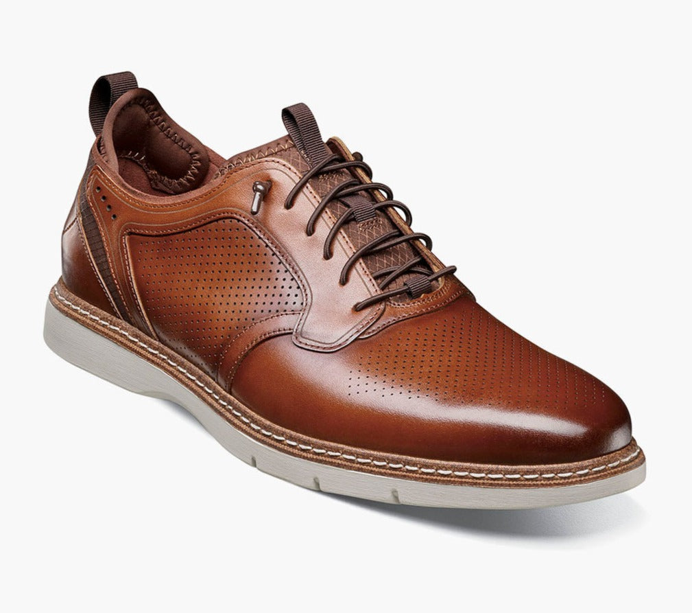 Stacy Adams Men's Sync Plain Toe Sneakers Cognac - ShopStyle