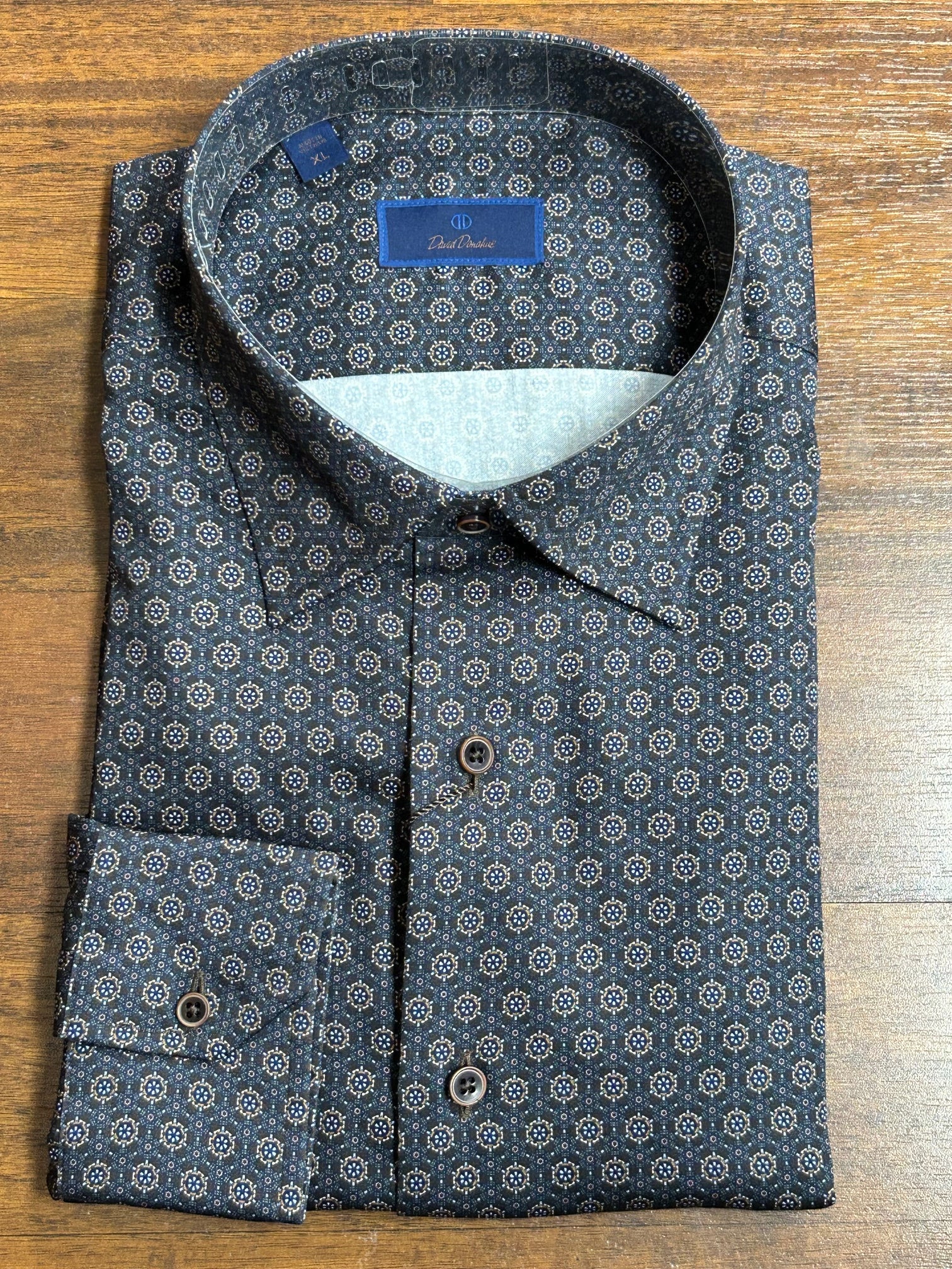 Men s Button Up Dress Shirts David Donahue Collection Penners