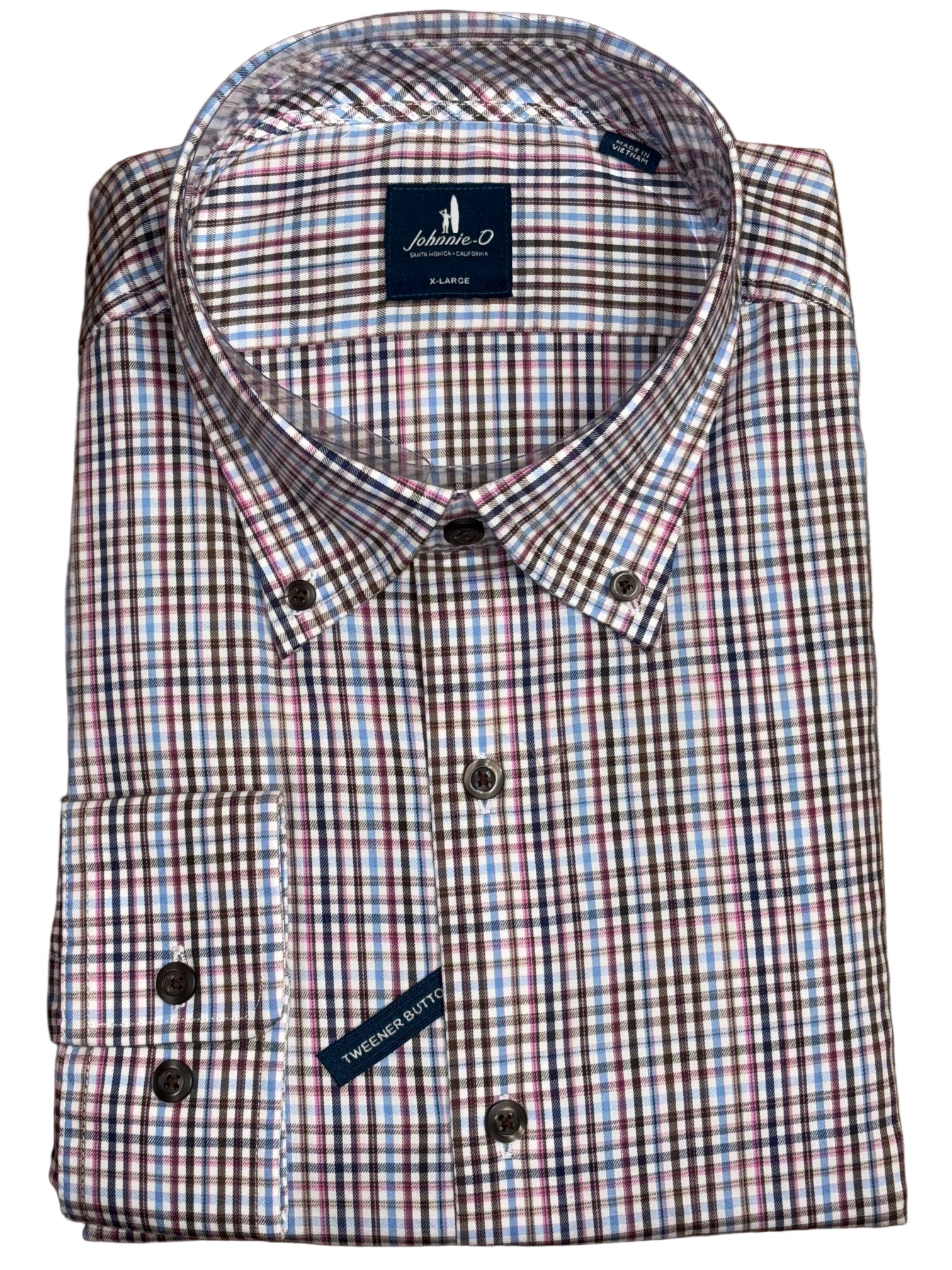 Crafted from a soft, breathable cotton blend, this button-down shirt features a timeless plaid print and a classic design that exudes sophisticated style. Perfect for transitioning from the office to after-hours plans, it’s a versatile wardrobe essential for any occasion.