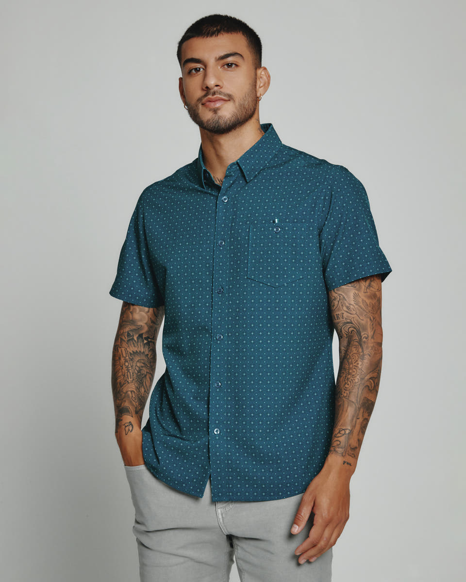 7 Diamonds SMK7799 Teal - Penners