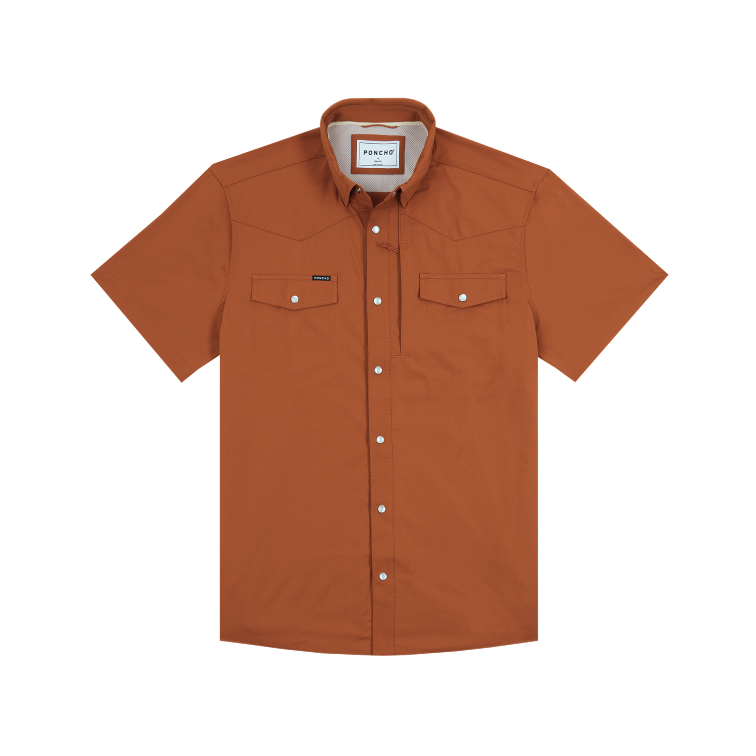 Poncho Pearl Snaps Regular Fit