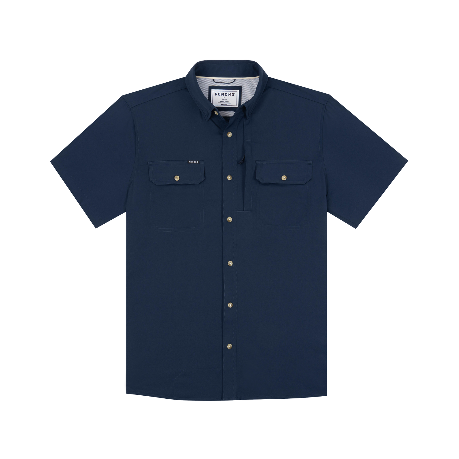 Poncho Button Regular Fit