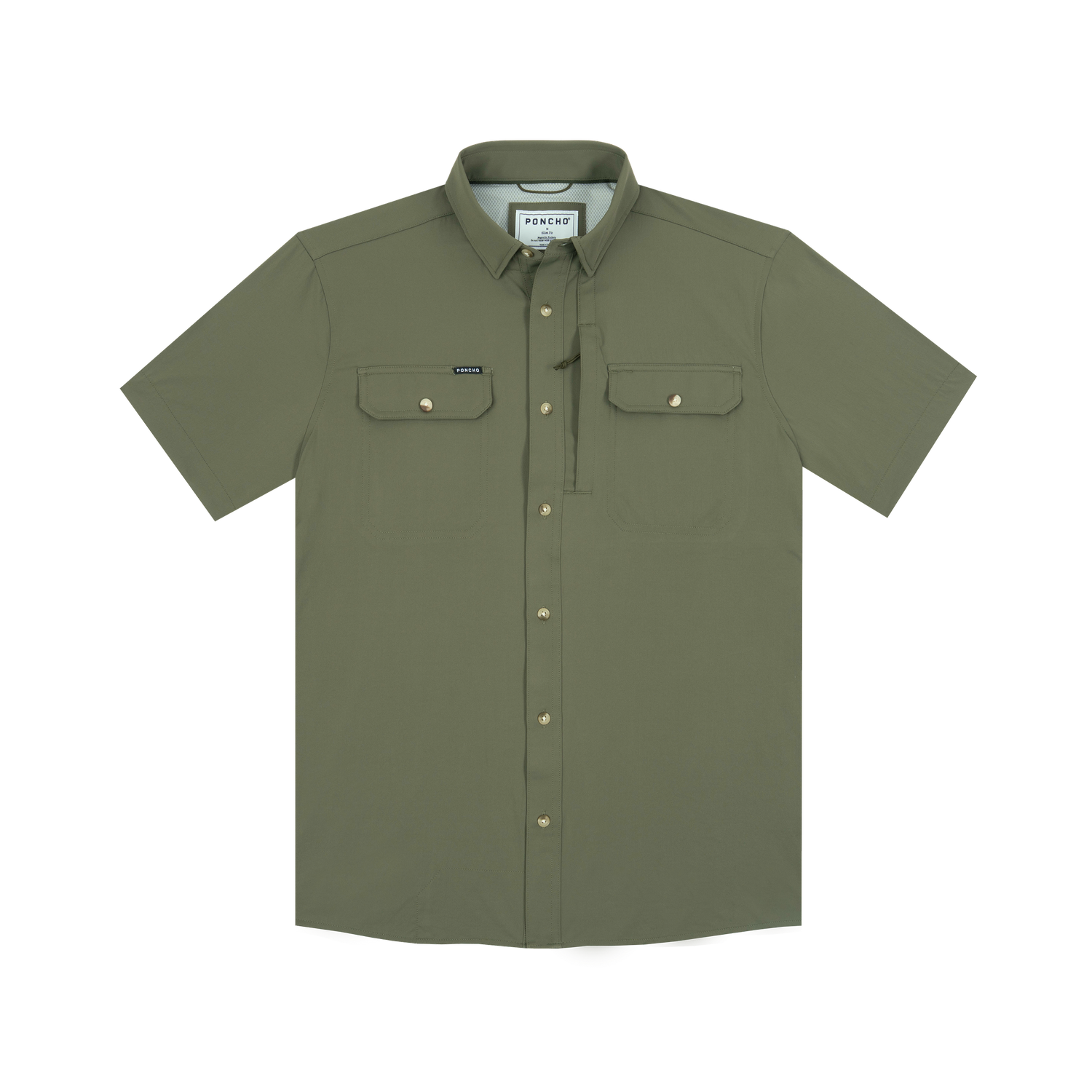 Poncho Button Slim Fit