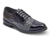 STACY PENNER - Black/Grey Cap Toe (C1635)