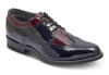 STACY PENNER - Black/Wine Wing Tip (C1622)