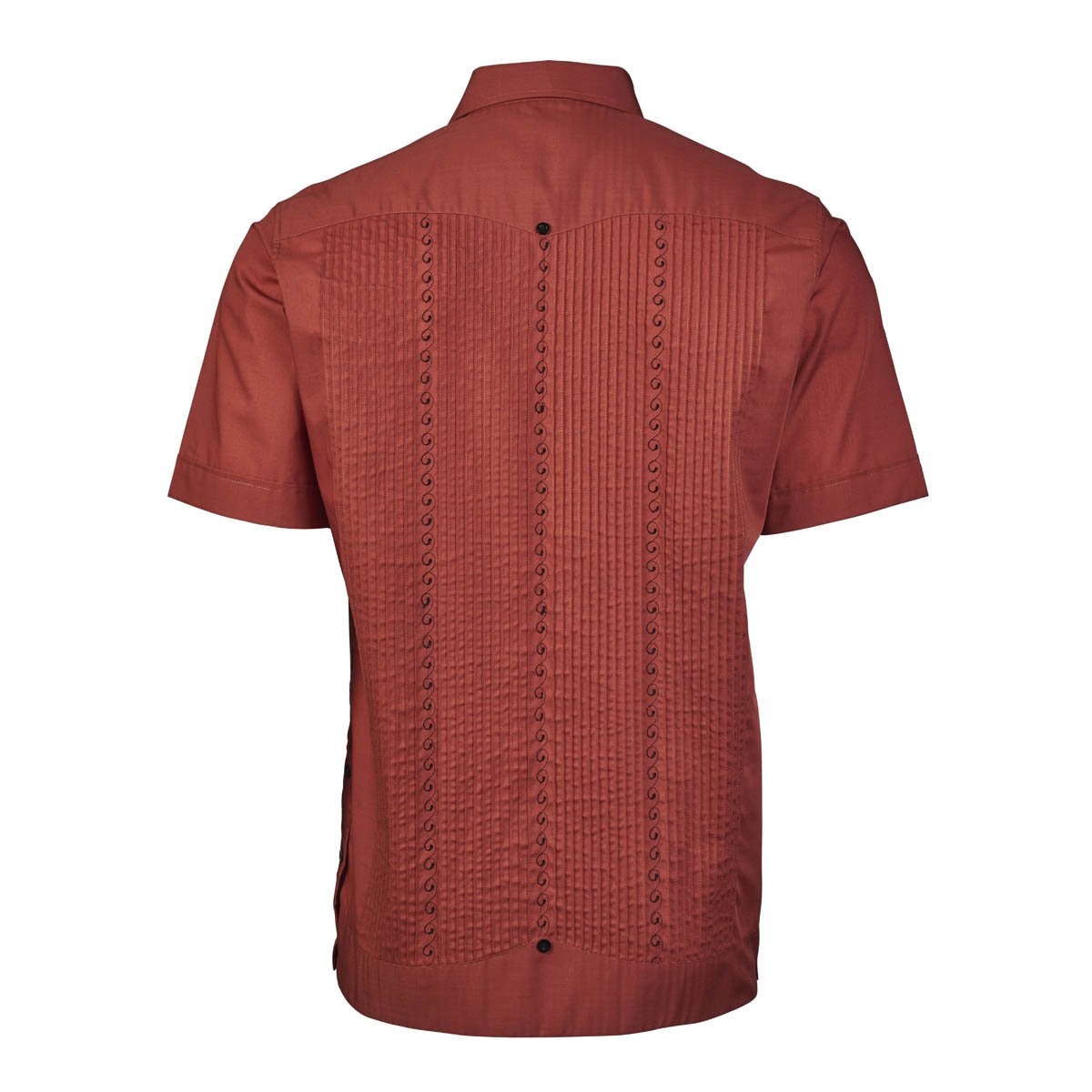 Men's-Guayabera-Linen-4-Pocket-Short-Sleeve-Shirt-Button-Down