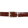 BRIGHTON - (30090) Reversible Croco Belt (Black/Peanut)