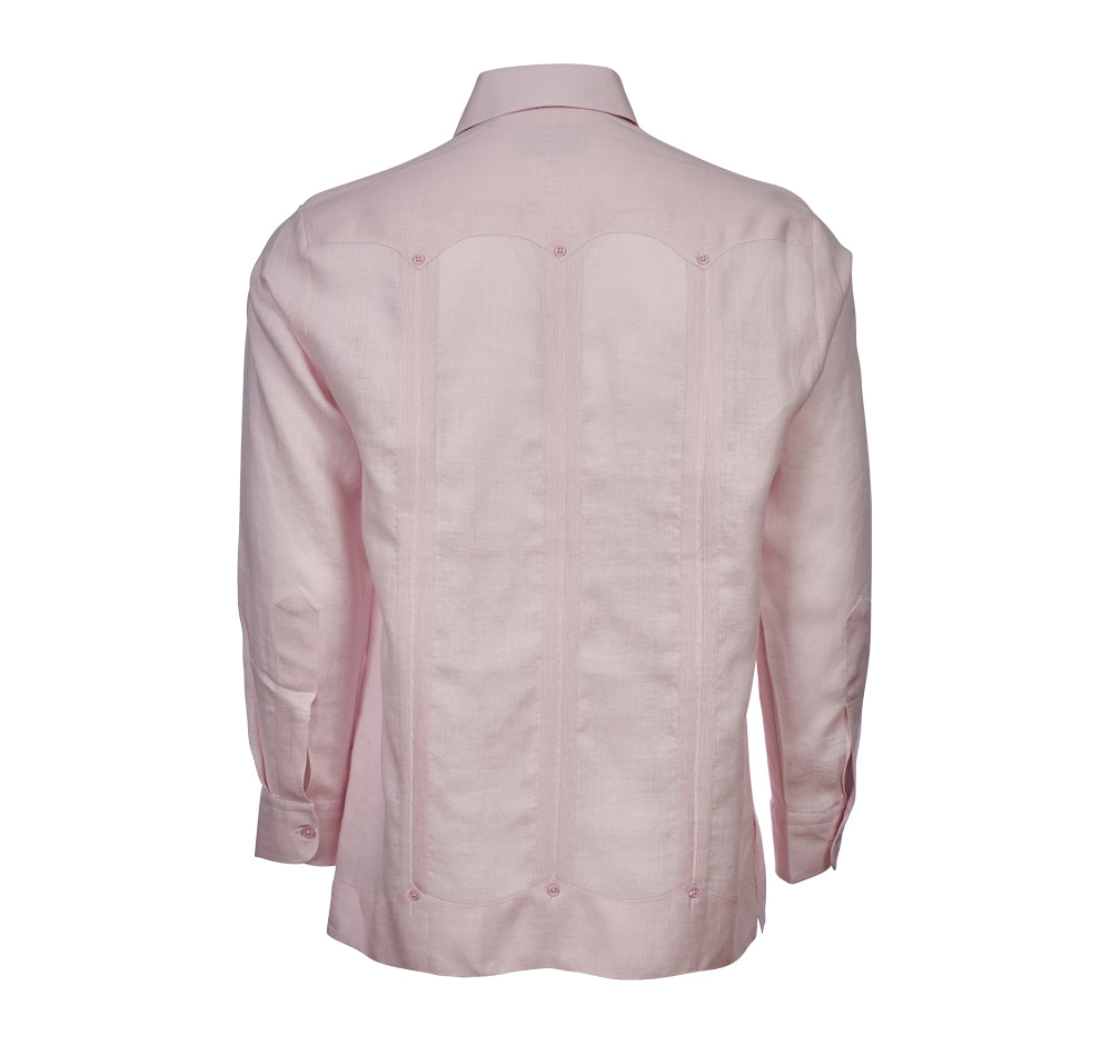 Guayabera long sleeve hot sale