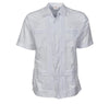 Original Guayabera - Men's Short Sleeve | Embroidered | Polyester-Cotton Blend