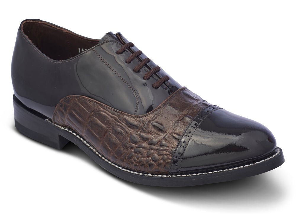 STACY PENNER - Brown Cap Toe (A1233) display picture 1