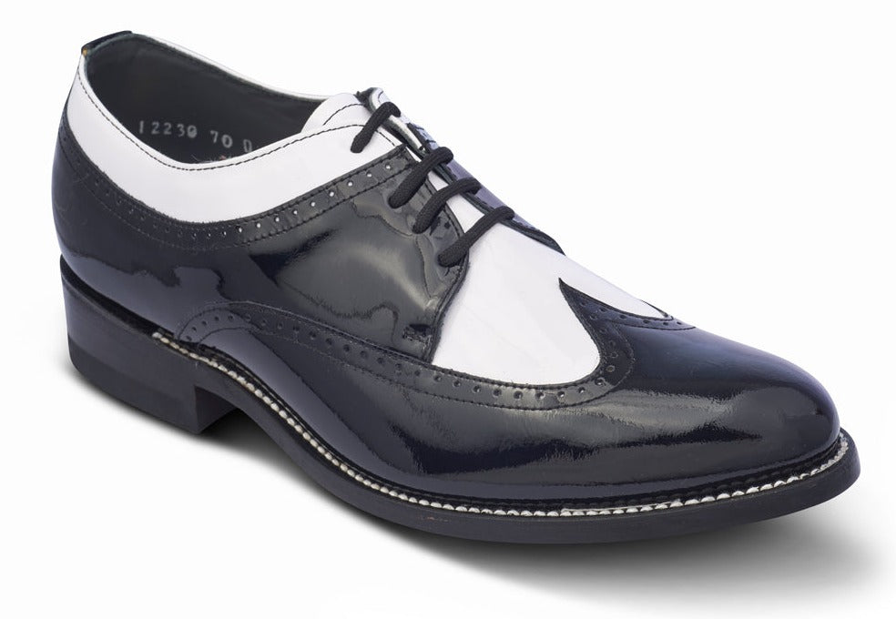 STACY PENNER - Black/White Wing Tip (C1636) - Penners