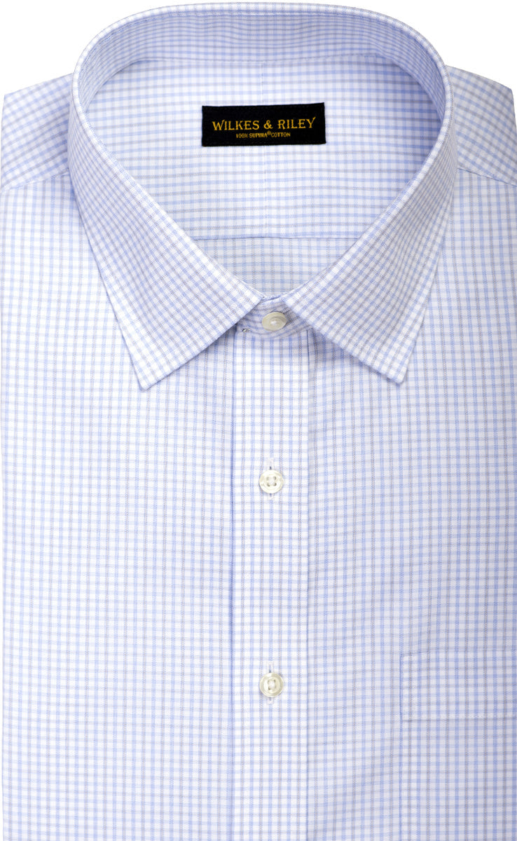 Wilkes & Riley Grey/Blue Check 14.5 X 33 Wilkes & Riley Grey/Blue Check 14.5 X 33