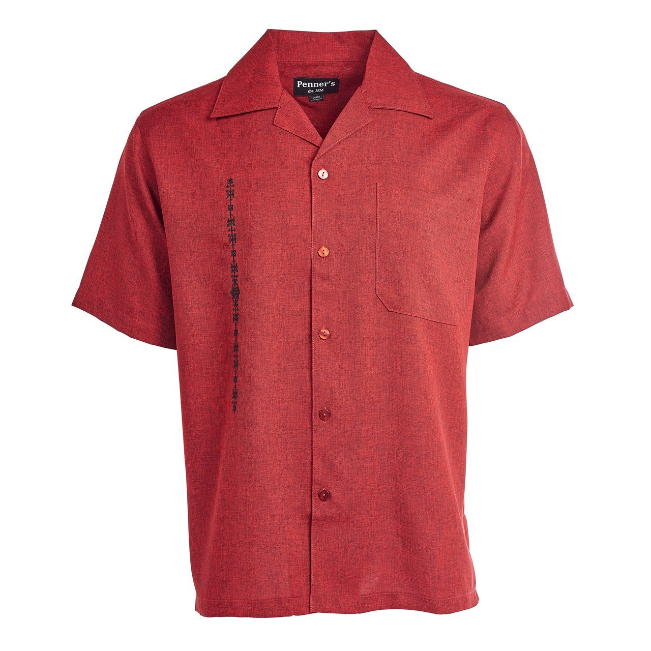 El Clasico shirt is custom made for Penner's! This retro shirt is square bottom and is perfect to dress up with some Stacy's and a nice fedora or casual with shorts and sandals.&nbsp; Made with lightweight poly so you can wash it and wear it.&nbsp; You'll love these shirts!