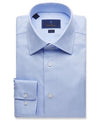 DAVID DONAHUE - (7202-454) - Dress Shirt - (Blue)