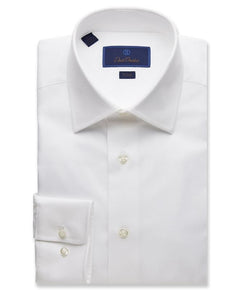 DAVID DONAHUE - (7202-110) - Dress Shirt - (White) 14.5x32/33 DAVID DONAHUE - (7202-110) - Dress Shirt - (White) 14.5x32/33