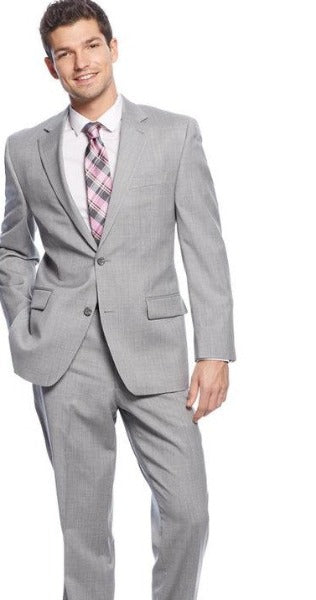 Maxman Prive Silver Sharkskin Suit