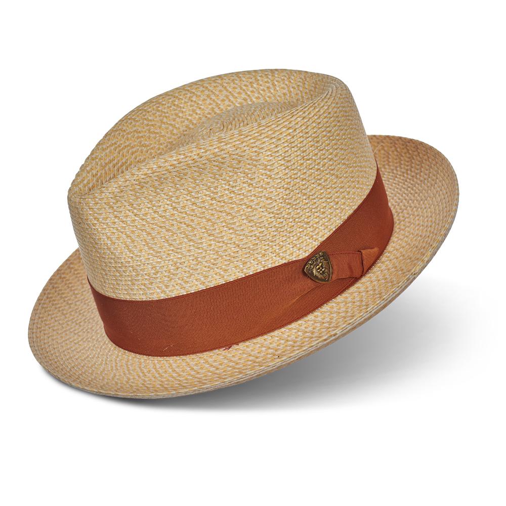 stetson fahrradhelm Stetson Whitehall Milan Straw Fedora Hat Tan/Mix / 6 7/8